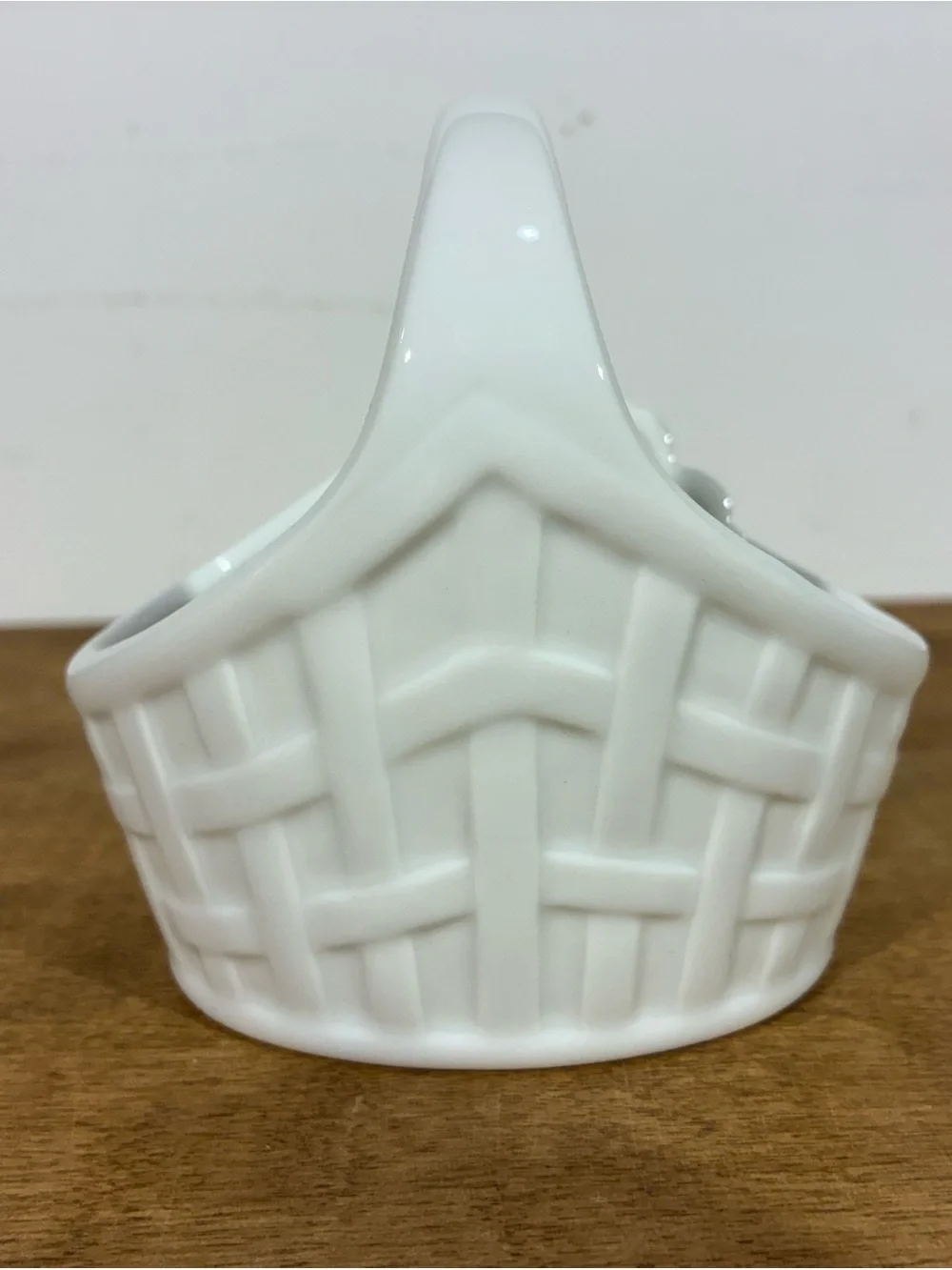 Vintage Jay Import Porcelain Mini Basket Goose Christmas Japan 14-5481F